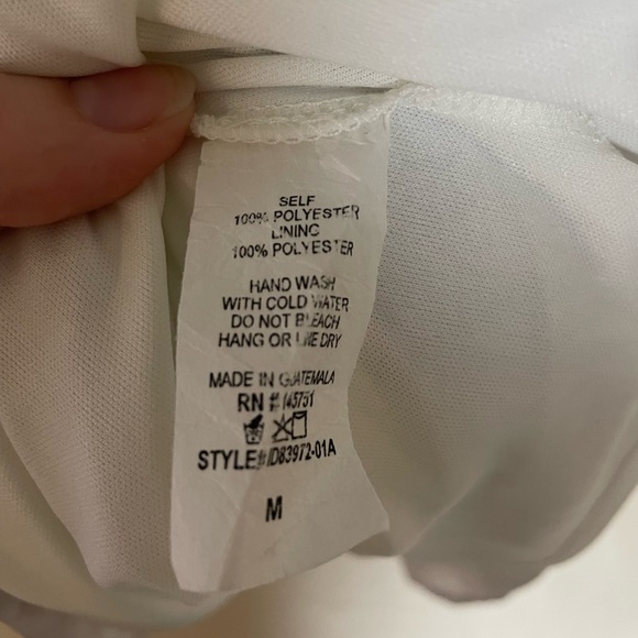 Altar’s State Smocked Off The Shoulder Sleeve Dress, Size Medium - Picture 5 of 5